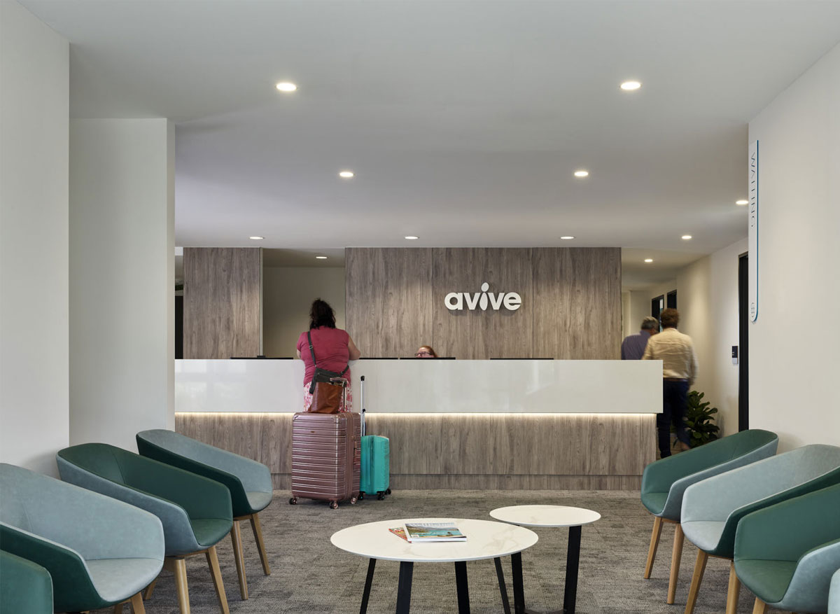 Avive inpatient at reception